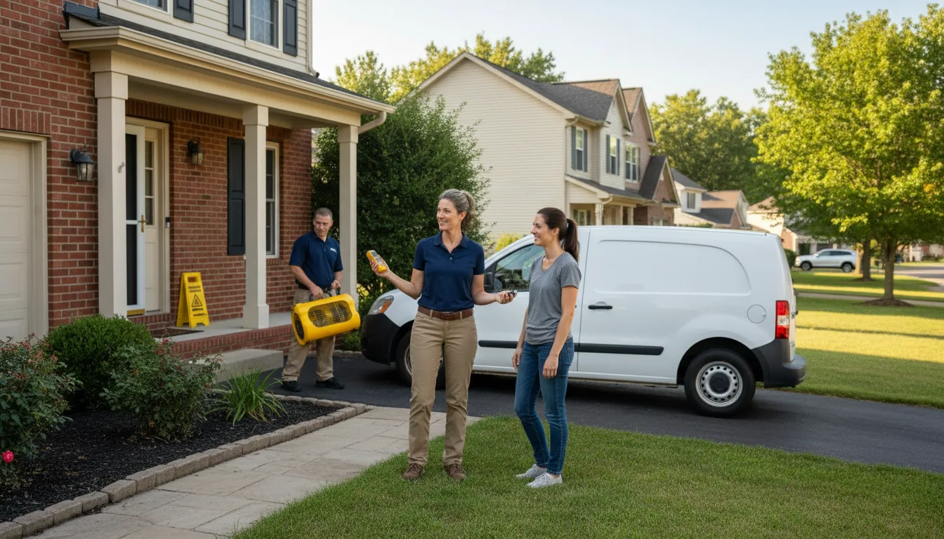 Water restoration image for Dehumidification And Cleanup Services in Santa Rosa, CA